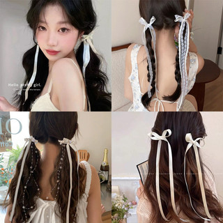 Siêu Cổ Tích Nơ Ruy Băng Tóc Cho Nữ Mùa Hè Trán Tóc Gãy Nổ Kẹp Cô Gái Ngọt Ngào Mỏ Vịt Kẹp