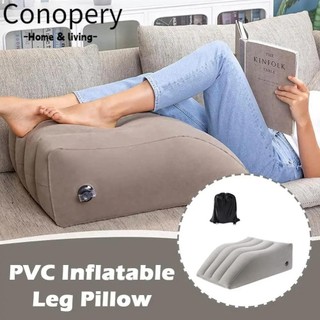 Gối tựa chân, Đệm chân bơm hơi mềm PVC, Đệm gối gấp di động Du lịch