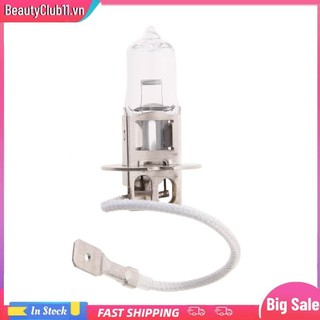 Đèn halogen h3 12v 55w xenon bóng đèn thạch anh sáng kính đèn sương mù ô tô