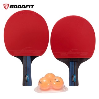 Bộ 2 vợt bóng bàn tặng kèm 3 bóng GoodFit GF001TS