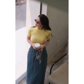 Chân váy jeans dài COCOBEBE RYDER SKIRT