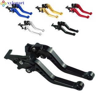 Xylonart 1 Cặp Tay Cầm Phanh Xe Máy Đòn Bẩy Cá Rô, Hợp Kim Nhôm CNC Đa Vị Trí Đòn Bẩy Có Thể Điều Chỉnh,