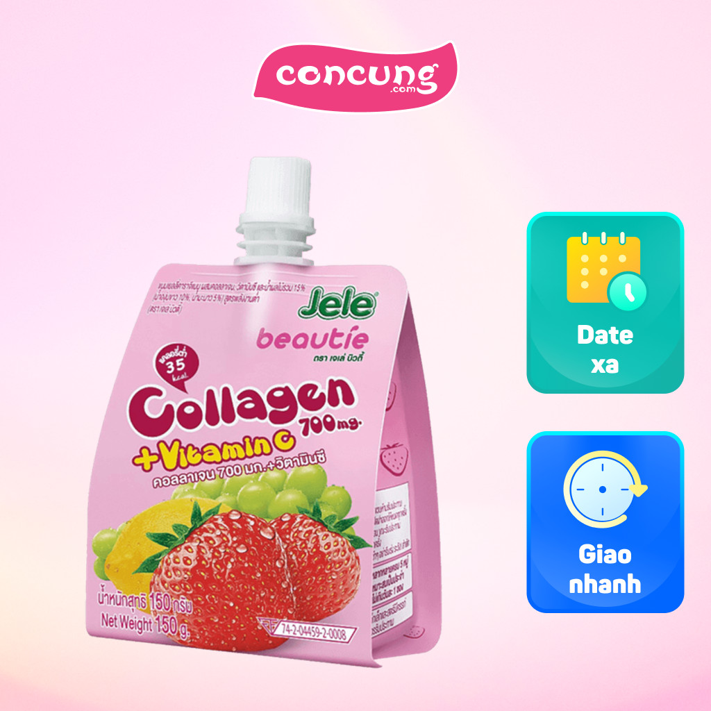 Thực phẩm bổ sung: Nước ép trái cây thạch Collagen 150g