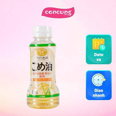 Dầu gạo Nhật Bản Tsuno nguyên chất 180g