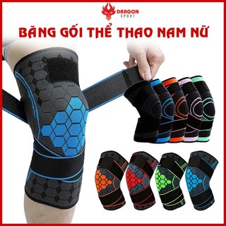 (01 ĐÔI) Băng Gối Bảo Vệ Đầu Gối Thể Thao Chạy Bộ Nam Nữ Bó Gối Bóng Đá Bóng Rổ Tập Gym Cầu Lông Bóng Chuyền Đạp Xe