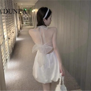 Đầm ren lưới thắt lưng DUNEA dành cho nữ