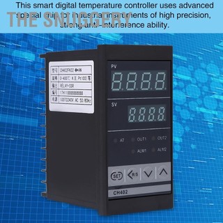 The Snuggery CH402 AC85‑264V Bộ điều khiển nhiệt độ PID thông minh có chính xác cao Rơle đầu vào TC/RTD