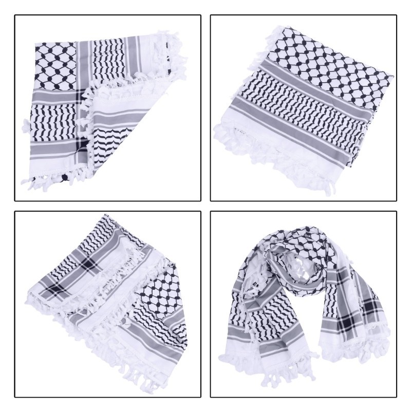 Mya Shemagh Chiến Thuật Khăn Sa Mạc Thoáng KhíKeffiyeh Khăn Bọc Cho Nam Nữ Đầu Sa Mạc Cổ Khăn Unisex