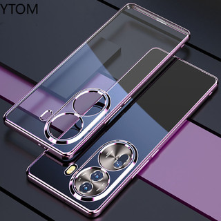 Dành Cho Huawei Nova 12 11 Ultra 11i 10 Youth 9 SE 8 8i Pro Ốp Điện Thoại Chống Sốc Mạ Điện Sang Trọng Bảo Vệ Trong Suốt Bao Gồm Tất Cả Cạnh Chống Rơi Bìa Mềm
