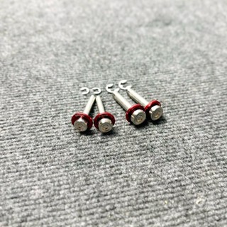 ￼Cặp chốt xỏ gác chân inox 304 kèm long đền kitaco gắn cho các dòng xe Hon Ya