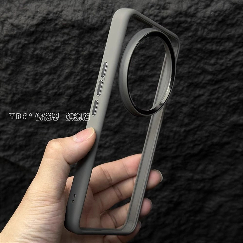 Ốp điện thoại trong suốt cao chống rơi tương thích với Vivo X200 Pro Mini, ống kính kim loại X200 Pr