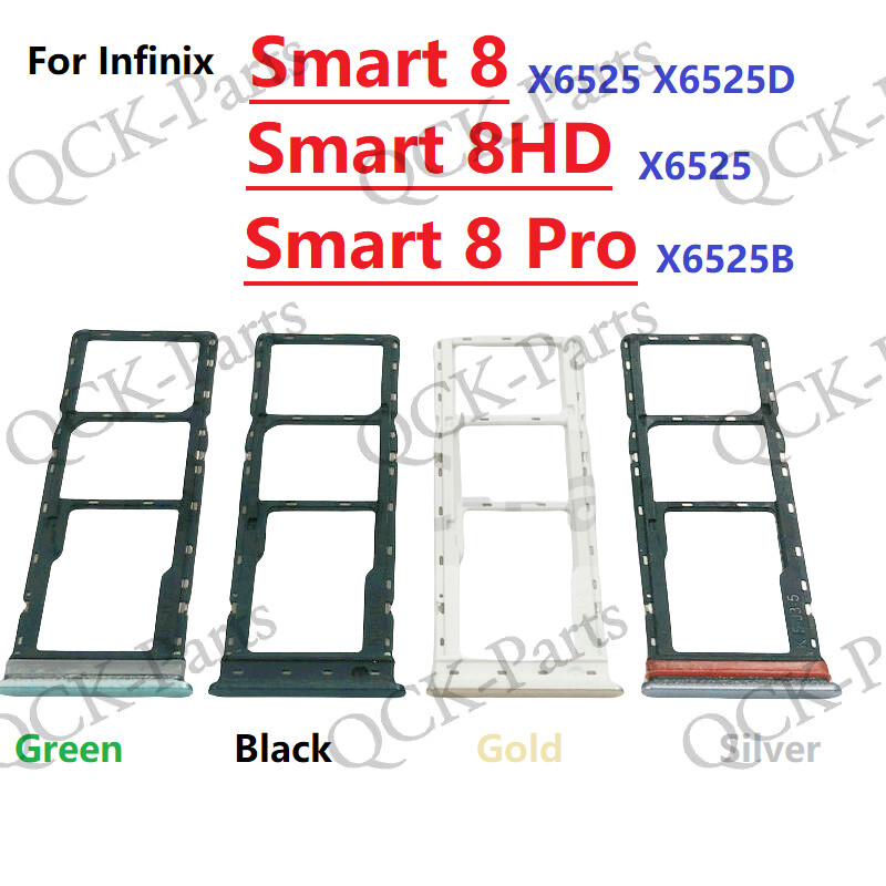 Dành Cho Infinix Smart 8 Smart 8HD Smart 8pro X6525 X6525B X6525D Sim SD Khay Đựng Thẻ Khe Cắm