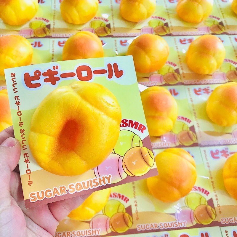 Sugar Squishy Sticky Piggy Bun Squishy tăng chậm