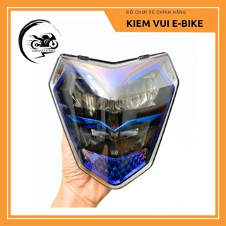 Đèn Zinpat Xmen 2 tầng màu titan cho xe điện Xmen (lắp mặt lạ bi cầu)