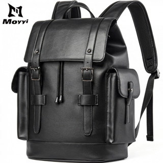  Moyyi Ba lô Moyyi Ba lô nam Ba lô máy tính công suất lớn Ba lô da 