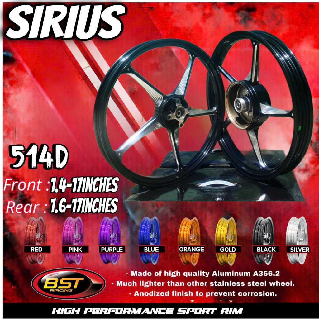 VÀNH MÂM 5 CÂY SIRIUS / LC135 (4S) CNC BST - 514D BST 6158