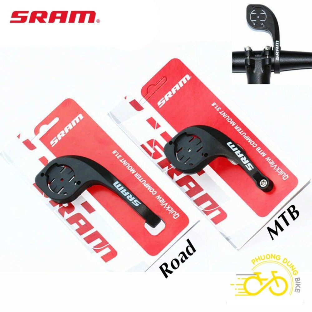 Giá pas gắn đồng hồ xe đạp Garmin, iGPSPORT - Nhãn hiệu SRAM
