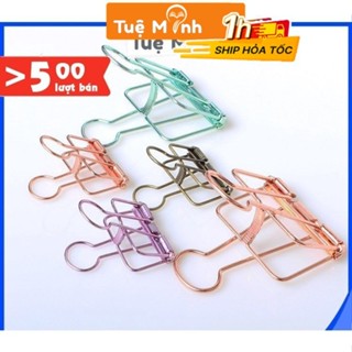  Kẹp giấy kim loại basic nhiều màu phụ kiện Decor Planner Bullet Journal K01 