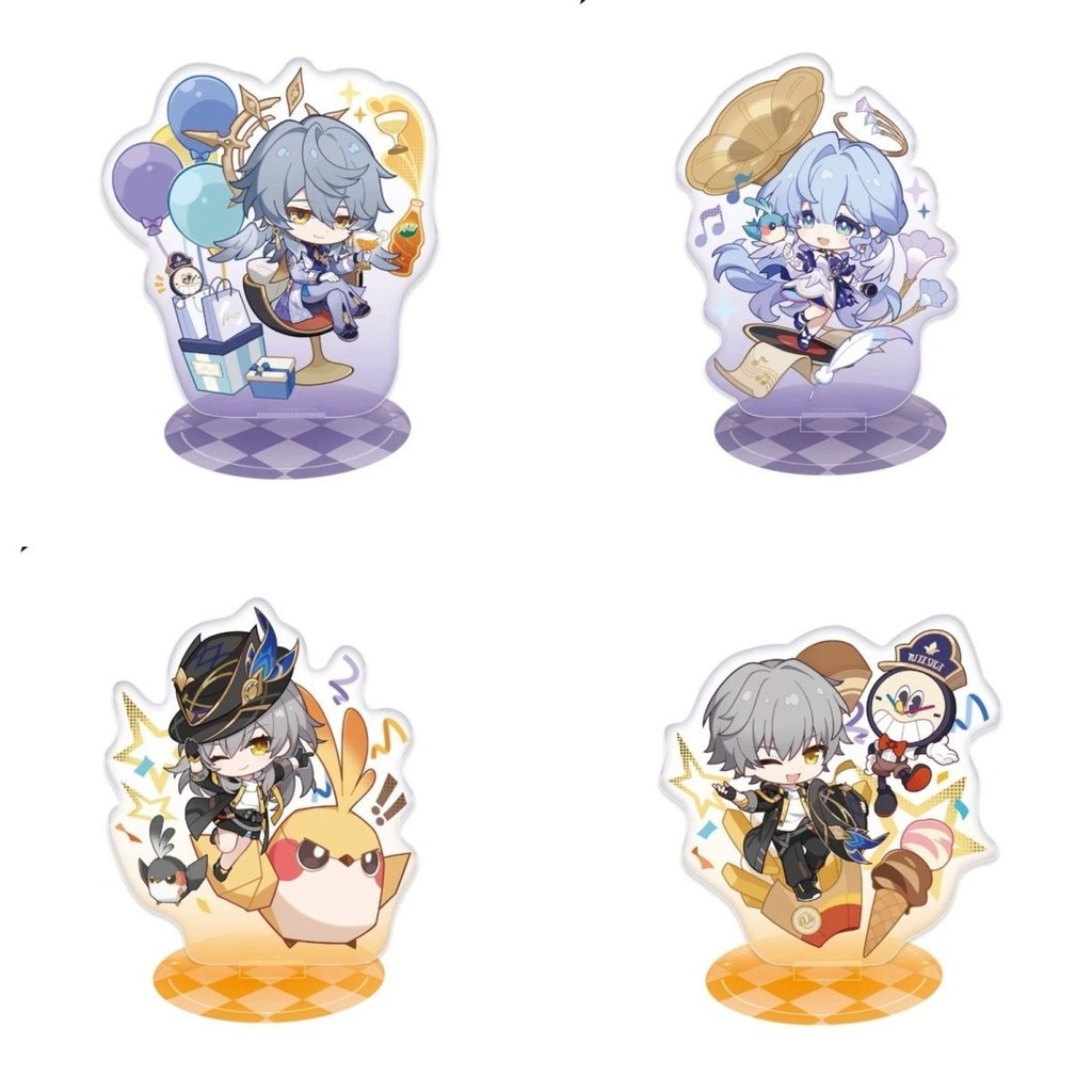 Honkai: Star Rail tự in Sunday Robin Trailblazer Stelle Caelus acrylic standee