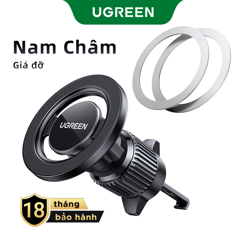 Giá đỡ điện thoại ô tô từ tính UGREEN Giá đỡ điện thoại ô tô thông hơi cho Magsafe iP 15/14/13 ProMax Xiaomi Samsung | BigBuy360 - bigbuy360.vn