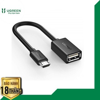 Cáp chuyển micro usb to usb 2.0 otg chính hãng ugreen 10396