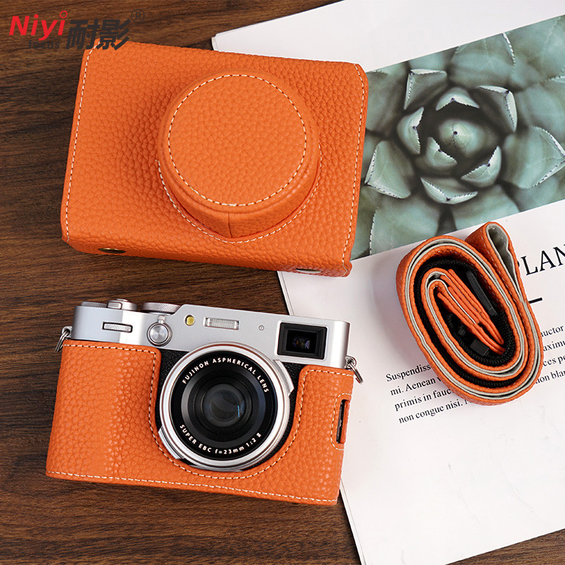 Ốp lưng máy ảnh bằng da PU cho Fujifilm X-100V X100VI XT100 XT200 XT1 XE1 XE2 XF10 XA5 XT4 XT100S X1