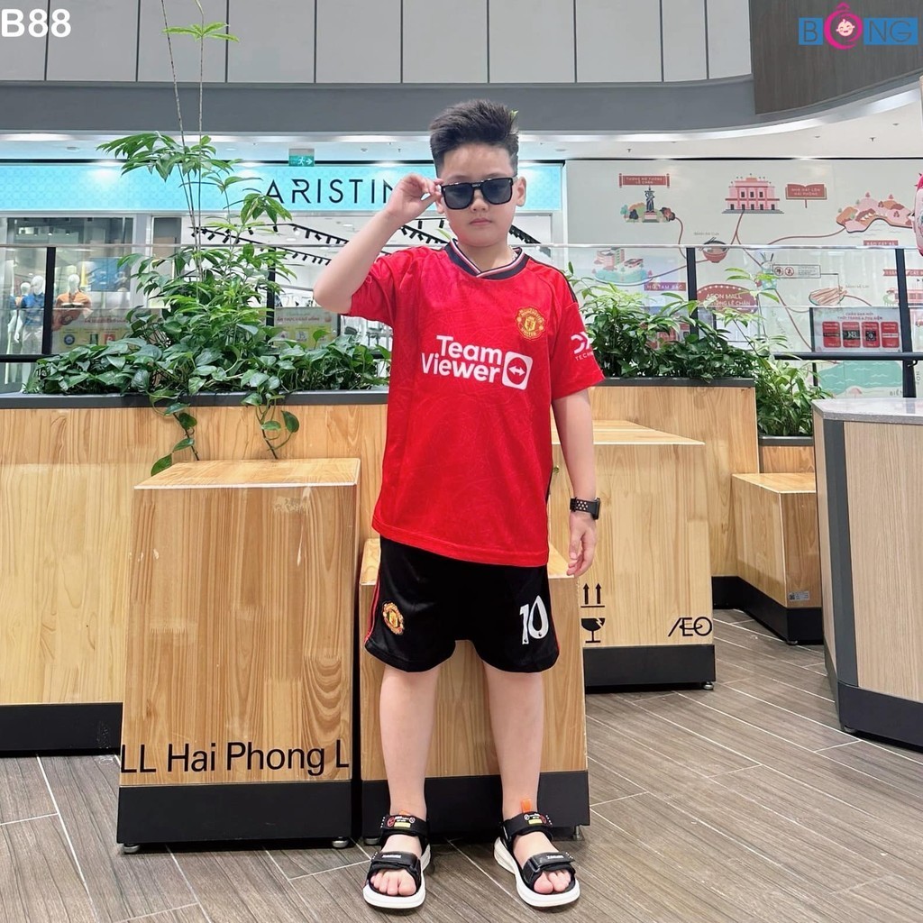 Bộ bóng đá MU đỏ cho bé