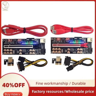 Ver018 pro pci-e riser card cáp usb 3.0 018 plus pci express 1x sang 16x extender pcie adapter để khai thác btc