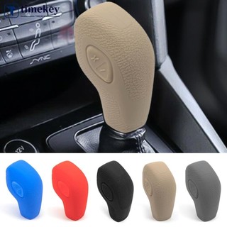 Timekey Silicone Xe Ô Tô Ốp Lưng Bánh Răng Đầu Dịch Chuyển Vòng Cổ Núm Tay Cầm Bao Cần Số Trang Trí Dành Cho Xe Ford Fiesta Tập Trung Mới Hộ tống Mondeo Ecosport A2P5