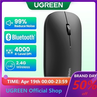 Chuột không dây UGREEN bluetooth 4000 DPI 2.4g 3cm siêu mỏng