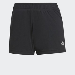 adidas Tập luyện Quần Short Thể Thao 3 Sọc Dệt Kim Designed To Move Nữ Đen H45575