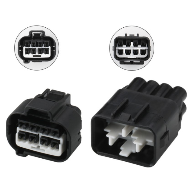 Giắc điện 8 pin báo khoảng cách lùi phù hợp với xe Honda XRV CRV Toyota Supra MK4