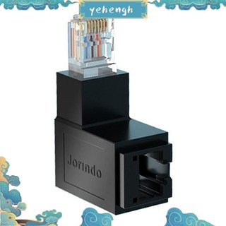 Bộ chuyển đổi Ethernet RJ45 uốn cong 90 độ cho đầu nối Ethernet yehengh