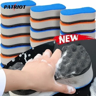 Bọt biển rửa xe hai mặt - Tấm làm sạch bọt cao - Kích thước lớn, thấm, mềm mại, không trầy xước - Đồ dùng vệ sinh gia đình tự động - Dành cho ô tô, xe tải, xe máy, gia đình