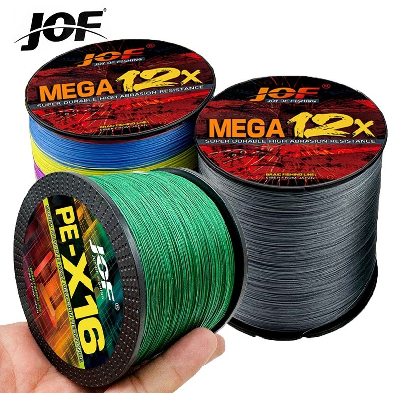 Jof 16 Dây Mịn PE Nhiều Dây Bện Dây Chống Mài Mòn Dây Dệt Cho Đá / Dụ Câu Cá 25-200LB 500M 300M Pesc