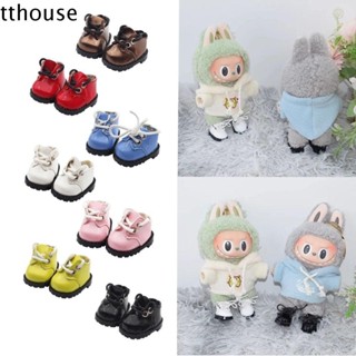 Giày búp bê TTHOUSE Labubububu, Giày ngón tay búp bê 3,8cm buộc dây, Giày thể thao Kawaii Giày da búp bê Mini dễ thương Quà tặng cho bé gái