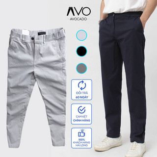 Quần Kaki dài CẠP CHUN Nam Chất Đẹp Dáng Âu Co Dãn Slimfit dáng ôm gọn big size đứng form cao cấp Avocado đẹp
