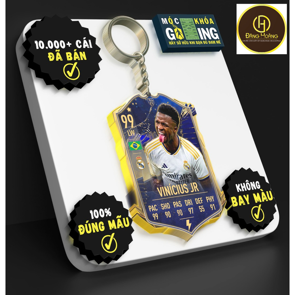 Móc Khóa Vinicius Jr - Móc Khoá GAMING_ĐH