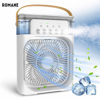 Romane Quạt làm mát quạt phun USB quạt điều hòa không khí tại nhà văn phòng quạt làm mát nước