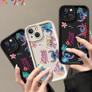 Vỏ Cặp Đôi Dễ Thương Cho Vivo Y36 Y38 Y27 Y27S Y17S Y78 Y77 Y77e 5G Y02 Y02T Vỏ Mềm Hoạt Hình Ngộ nghĩnh Stitch Đôi Mắt Thiên Thần