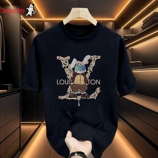 Áo thun cotton ngắn tay cotton hạng nặng đẹp trai kiểu dáng cặp đôi dáng rộng thương hiệu hợp thời trang