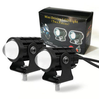 Đèn Trợ Sáng xe máy xe điện đèn bi cầu mini bi Cầu đèn pha bi cầu xe máy 2 Màu Cos vàng Pha trắng