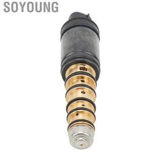 Soyoung AC Compressor Control Valve Replacement Sturdy Metal Stable Electronic for Vehicle