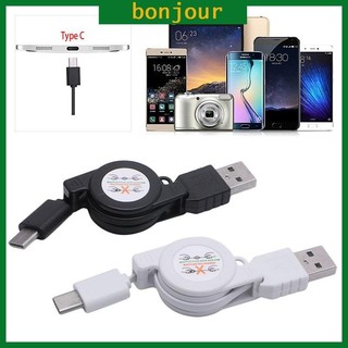 Cáp BON USB Type C có thể thu vào USB C sang USB Dây sạc đồng bộ dữ liệu