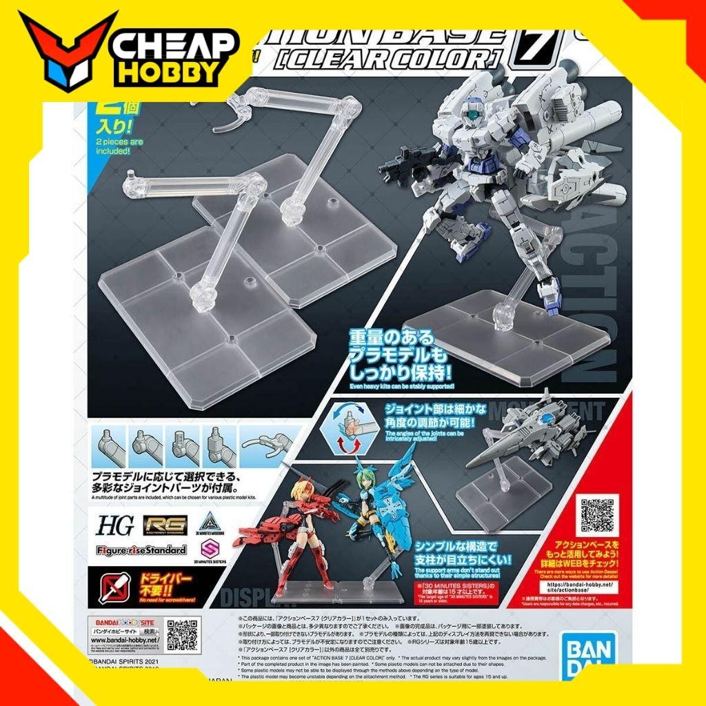 Base - giá trưng bày mô hình ACTION BASE 7 [CLEAR COLOR] Chính Hãng Bandai