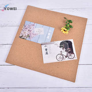 YOWEI Cork Bảng thông báo Pin Board Pad Không khung 300x300x6mm Sửa chữa Bao gồm VN