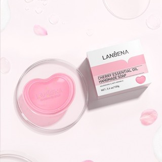 Xà Phòng Làm Trắng Da Tinh Chất Vàng 24K/Cherry/Bamboo charcoal/Tea tree Lanbena 100g