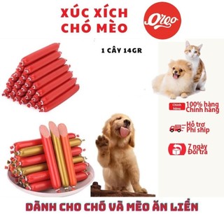 1 cây xúc xích cho chó mèo orgo