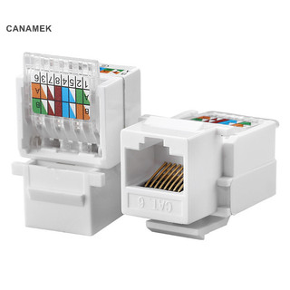 Canamek rj45 cat6 utp keystone nữ jack kết nối adapter mạng internet lan cáp mới