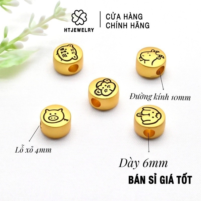 Charm 12 con giáp đáng yêu HTJEWELRY PL107